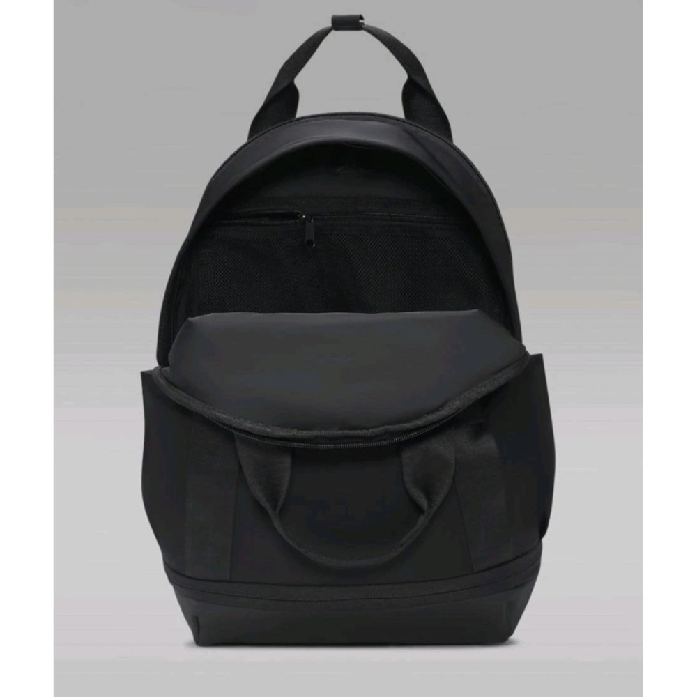 Nike Jordan Black Laptop Backpack Shoe Compartment Travel School Gym Bag NWT - Picture 3 of 11